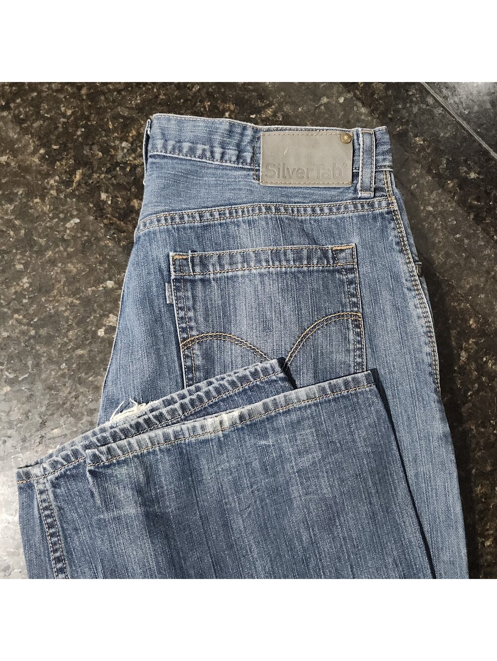 Vintage Levis Silvertab Baggy Jeans 36x30 Skate Relaxed Wide Punk Grunge